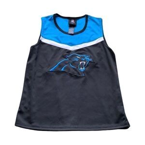NFL Apparel Carolina Panthers Football Cheer Sleevless Top - Girls Large